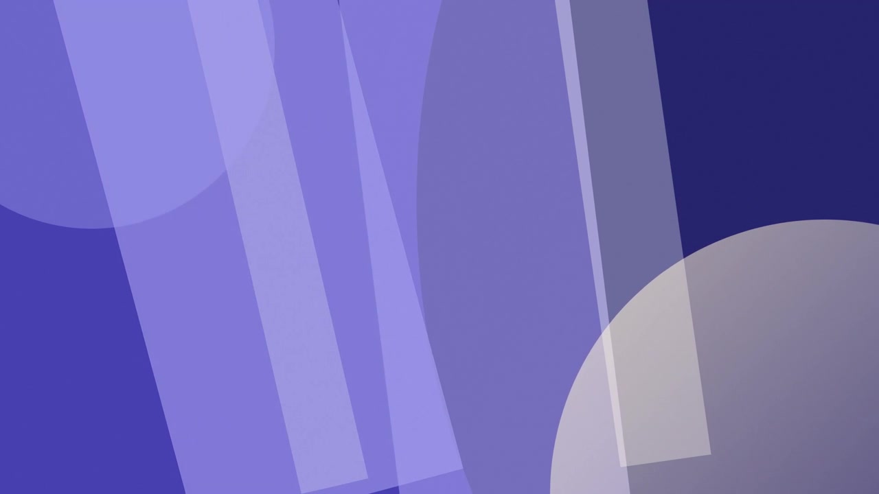 Fundo Abstrato em Movimento com Formas Geométricas Sobrepostas em Tons de Azul