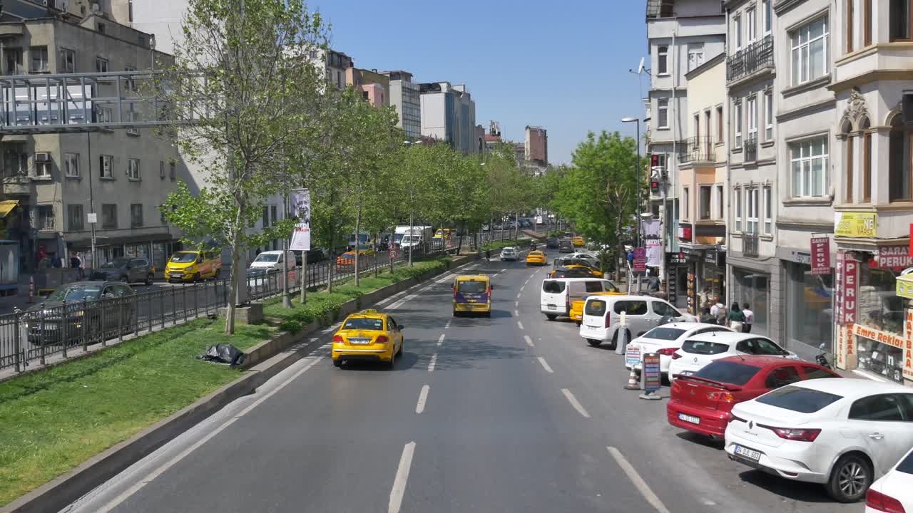 이스탄불 시의 거리 풍경