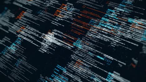 sfondo del codice informatico astratto