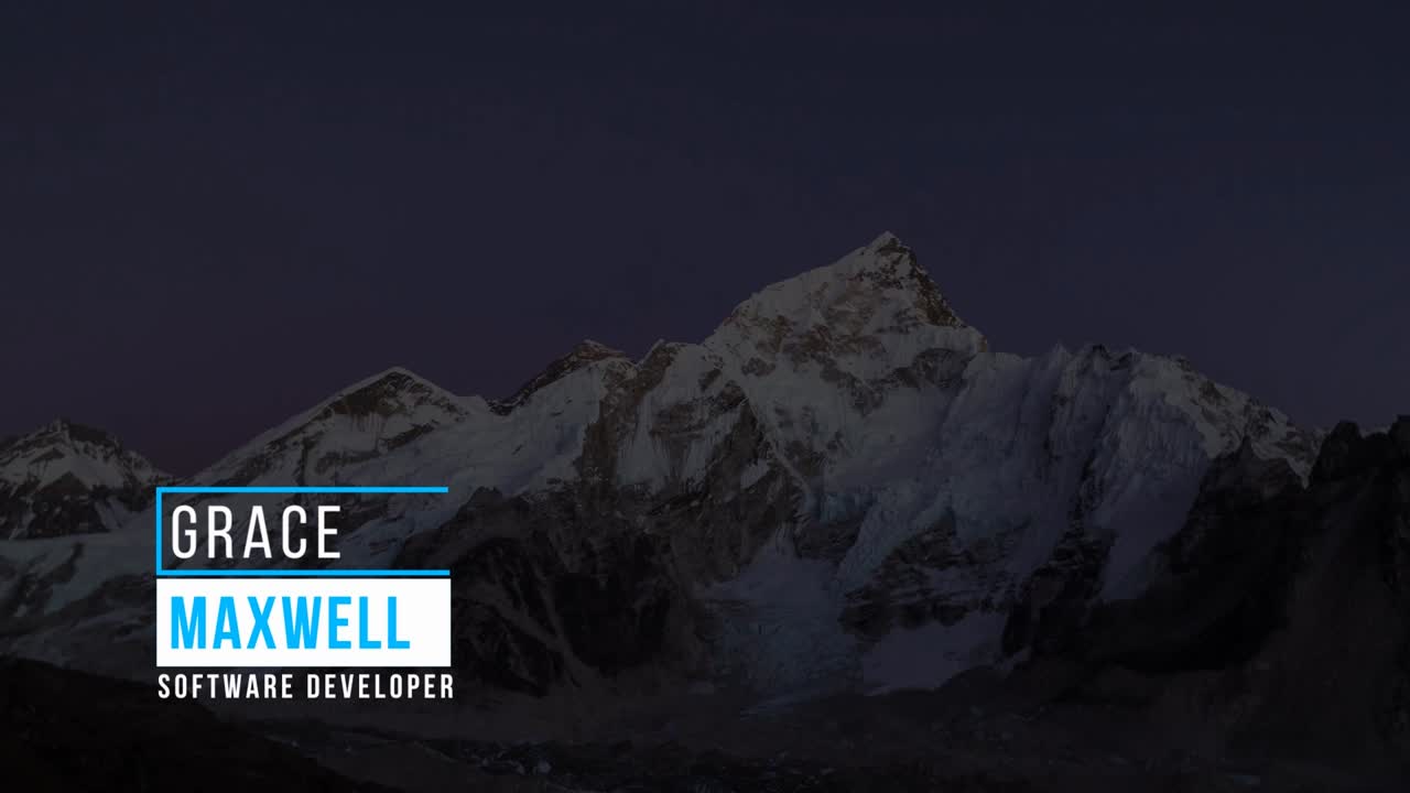 Mountain Scenery with Text Overlays