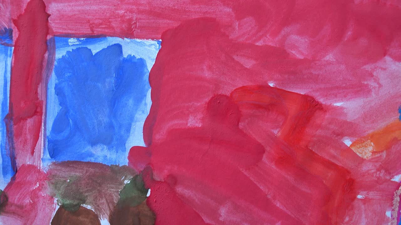 Abstract children's drawing