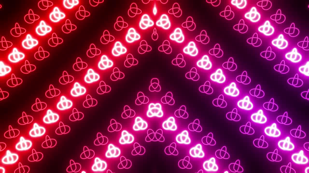 fondo con patrón geométrico de neón