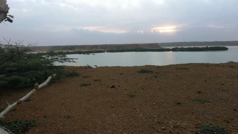 Natürliche-Oase-In-Punta-Gallinas,-La-Guajira,-Kolumbien