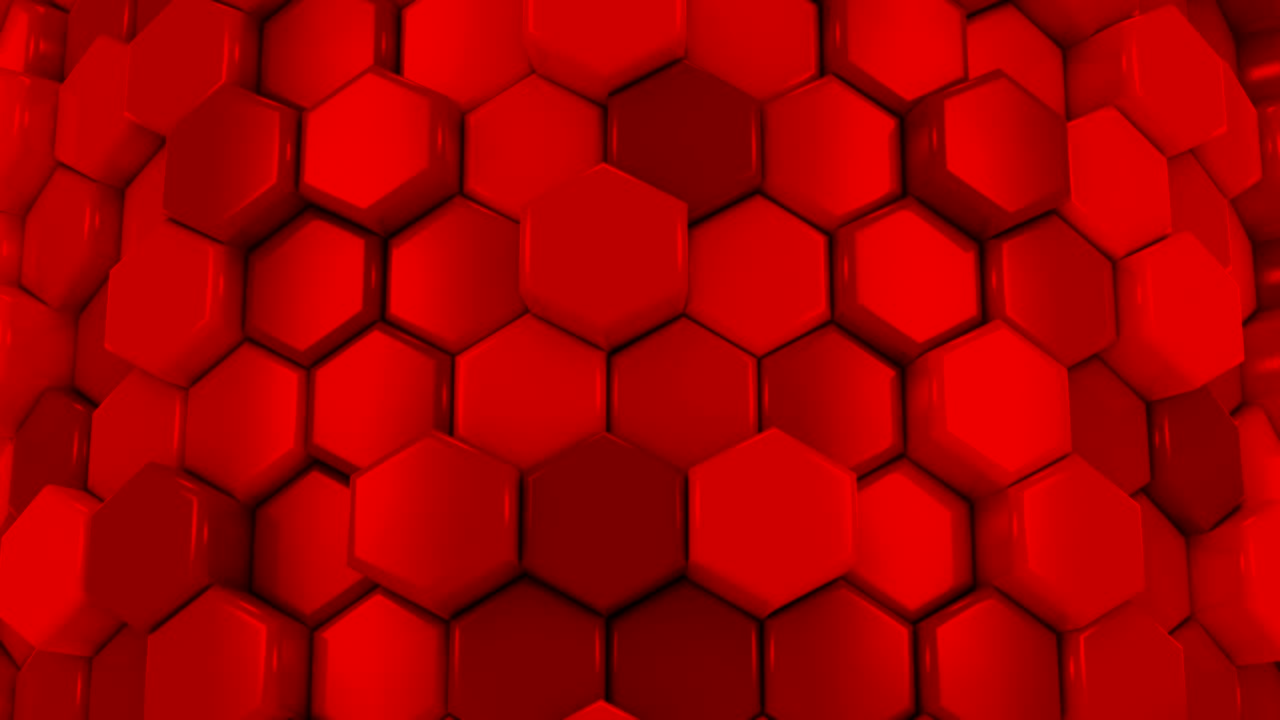 panales de miel rojos animados