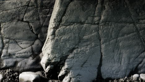 close up of rocky stones formation