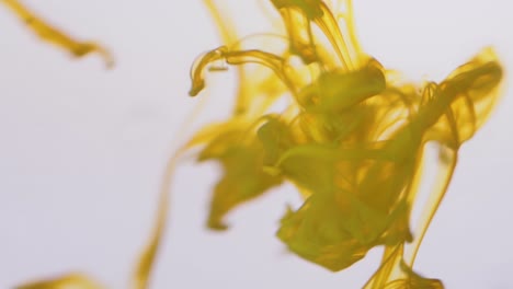 yellow ink in water