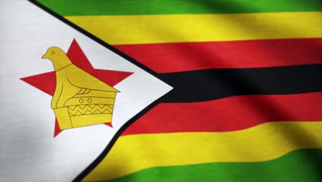 la bandera de zimbabue