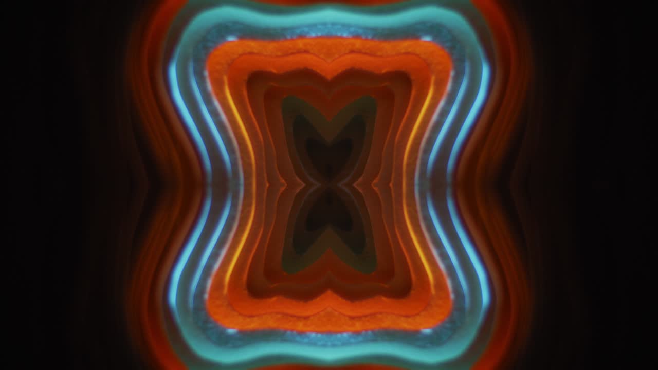 luz roja y azul cambiando y moviéndose