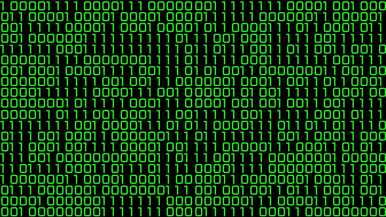 Binary numbers backdrop