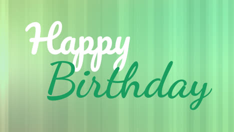 Happy-birthday-text-on-green-background