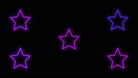 Neon-purple-and-retro-stars-pattern