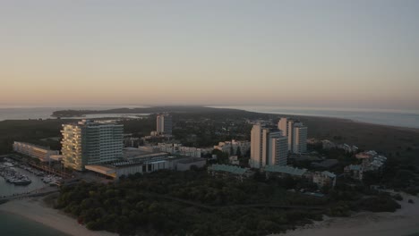 troia island panoramic view