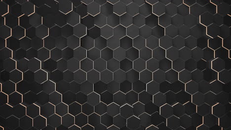 motion dark black hex grid background 40