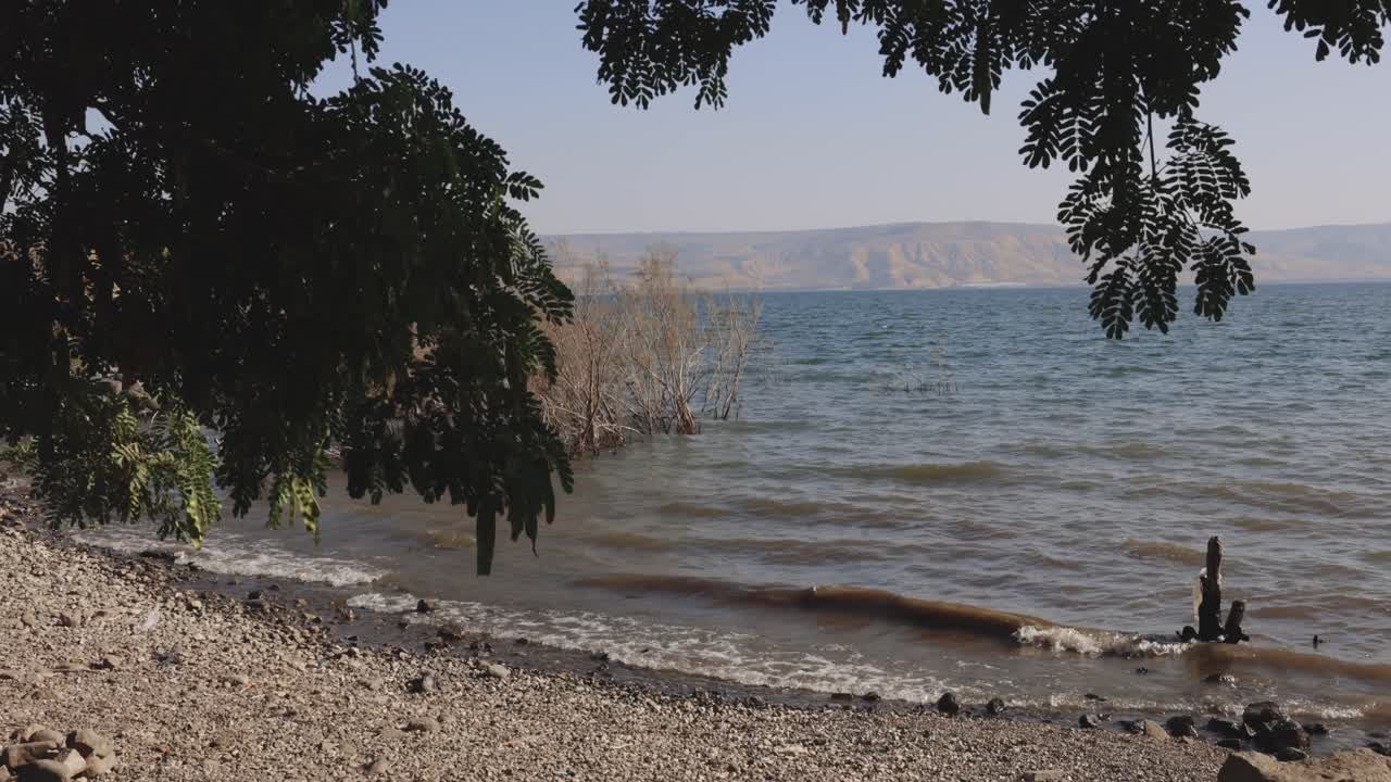 Panoramic view of the Sea of Galilee