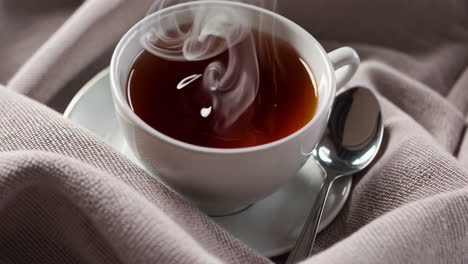 hot tea in a cup