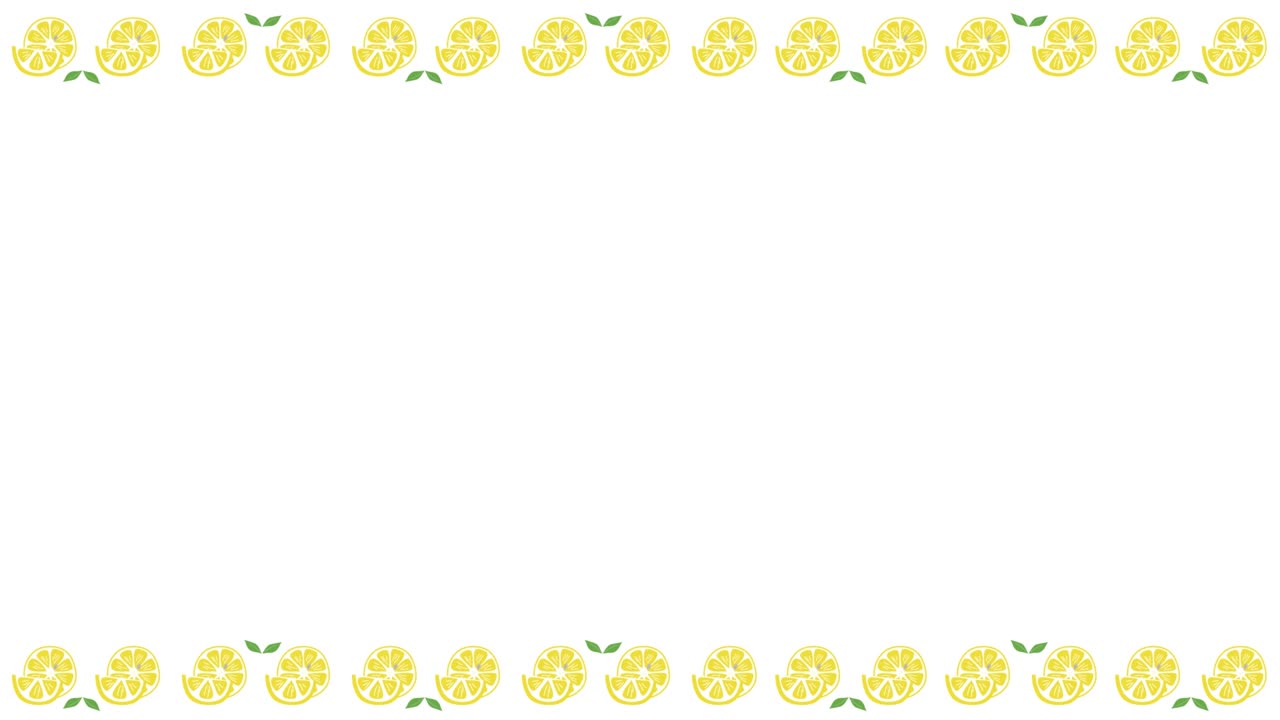 este es un video de animación de marco de un limón anillado volviendo y moviéndose. loopable