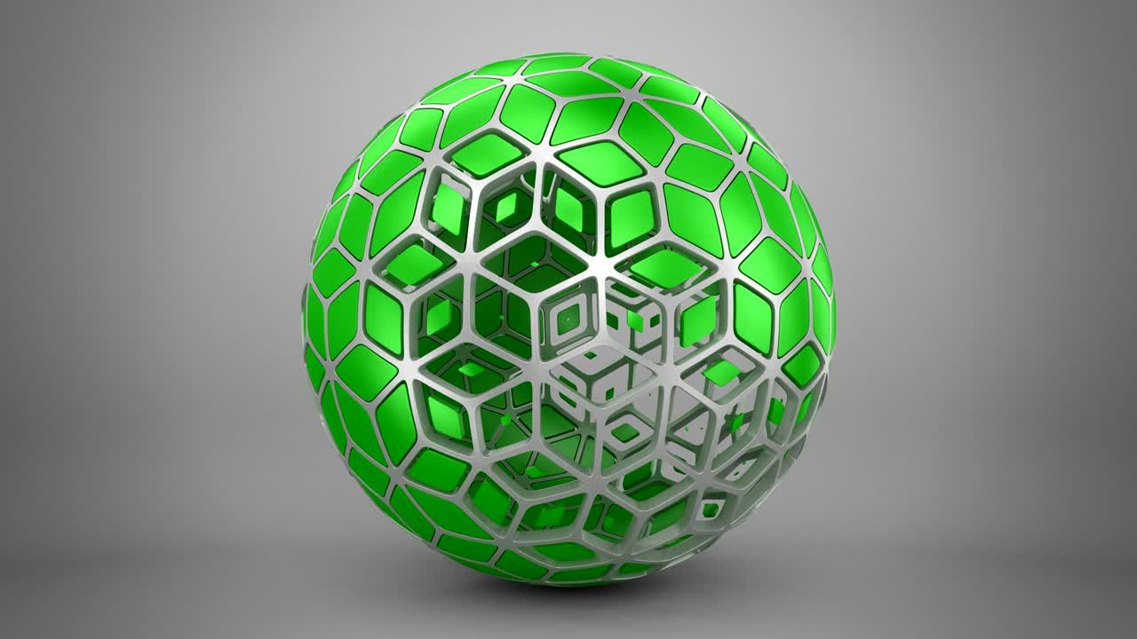 애니메이션 된 기하학적 모양