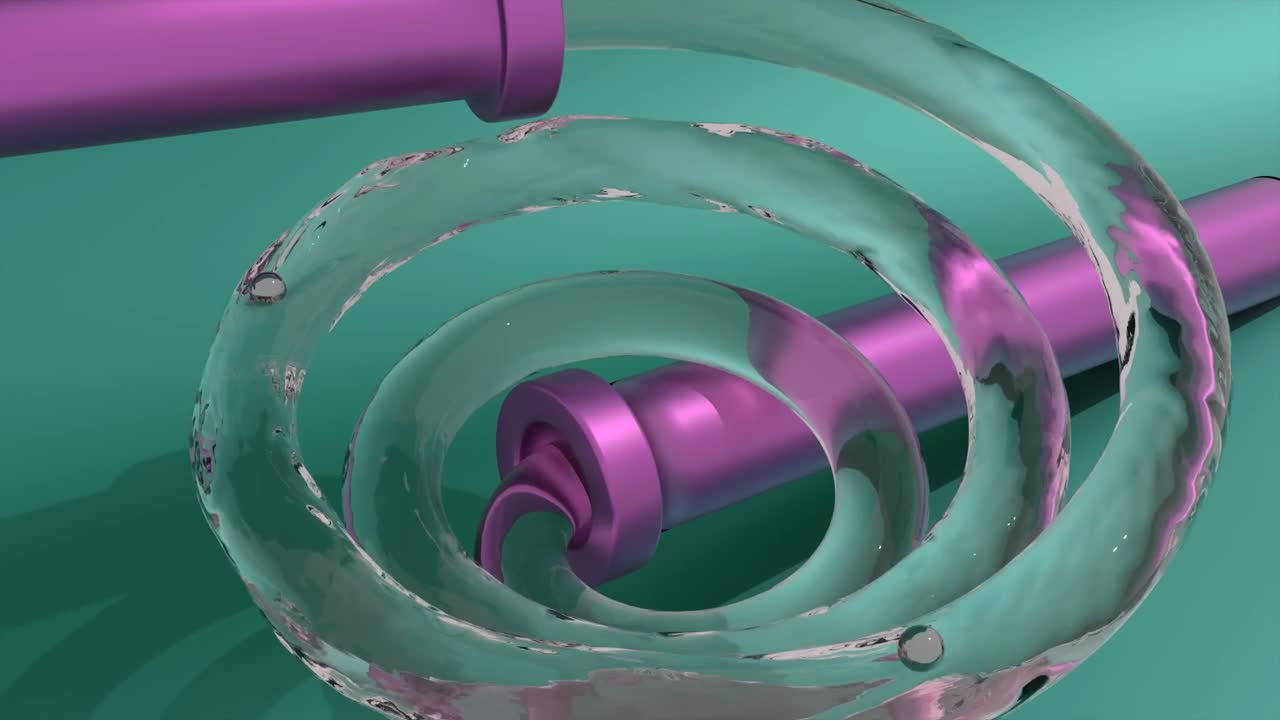 diseño abstracto de espiral de agua