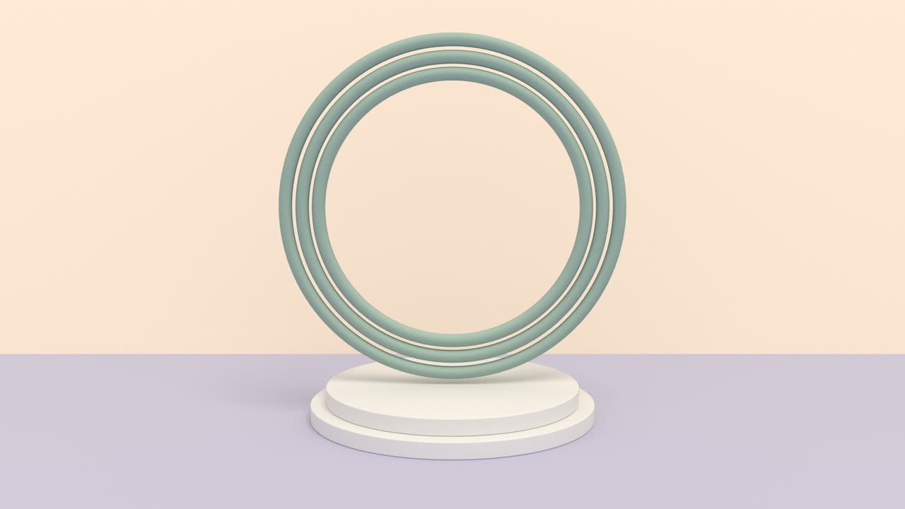 3d 모형 포디움 현대 인테리어 창의적인 공간 미니멀리즘 커버 영상 4k