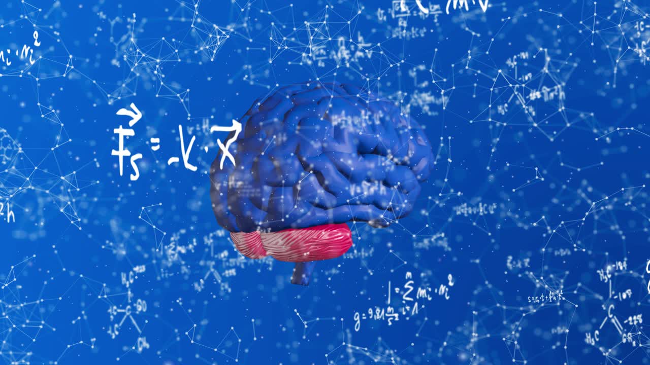 추상적인 뇌 배경 4k