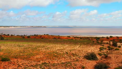 calm lake of alice springs national park in northern territory, nsw australia