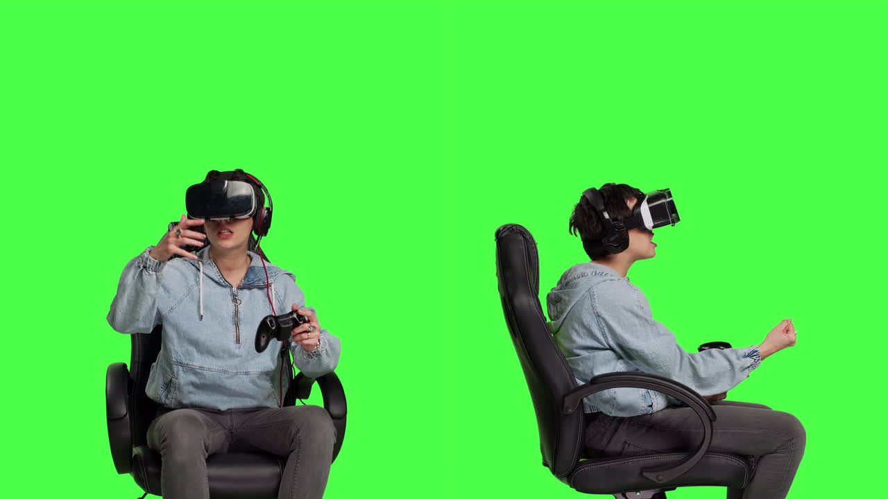Giocatore che vince e perde in un torneo di console di videogiochi