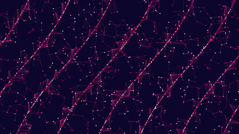 patrones hipnotizantes con líneas rosadas y estrellas