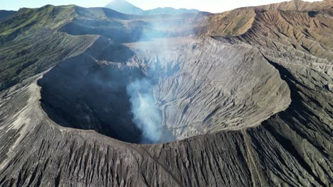 the amazing mount bromo volcano located in java, indonesia