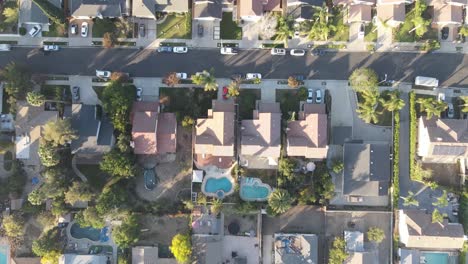 aerial-view-of-bustling-suburban-neighborhood