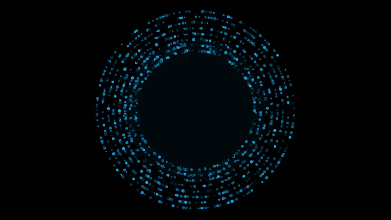 círculo brillante abstracto