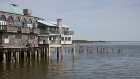 Weitwinkelaufnahme-Des-Angelstegs-Von-Cedar-Key