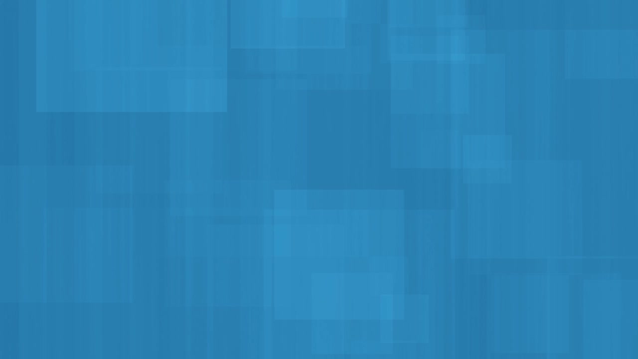 Overlapping translucent blue rectangles in motion create an abstract ...