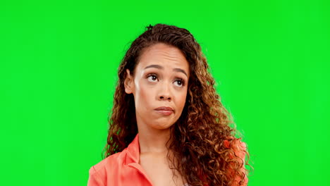 rostro, actitud y expresión con una mujer