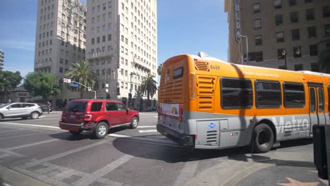 traffic in hollywood intersection