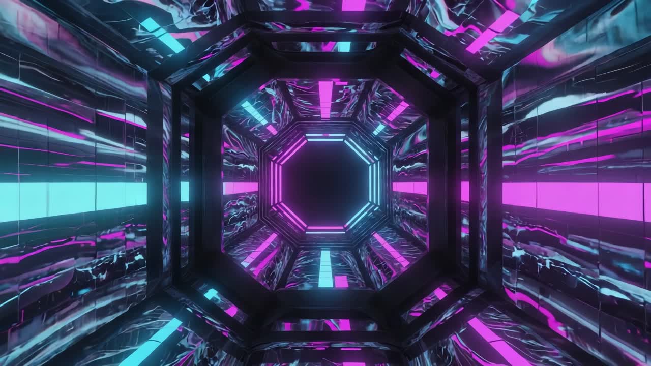 Abstracto Túnel futurista