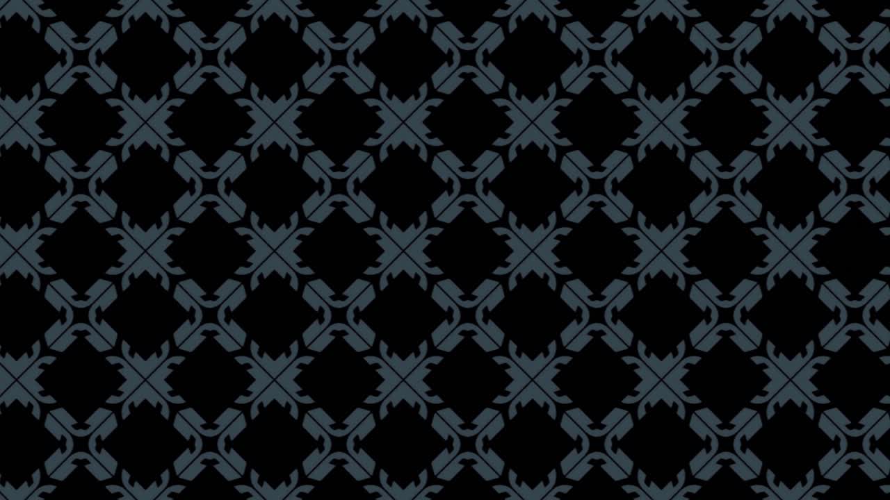 hermoso de círculo colorido y rombo y animación de fondo abstracto repetido