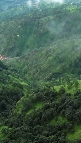 misty mountain valley landscape