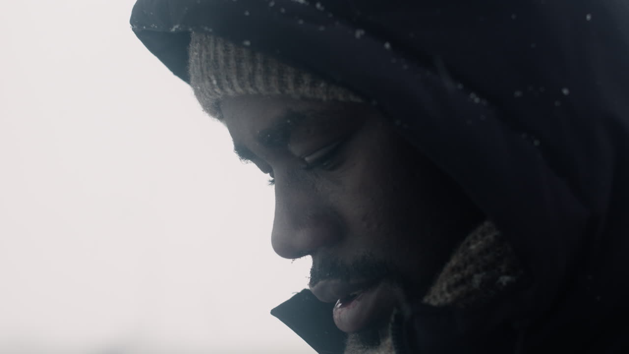 Man standing alone outdoors