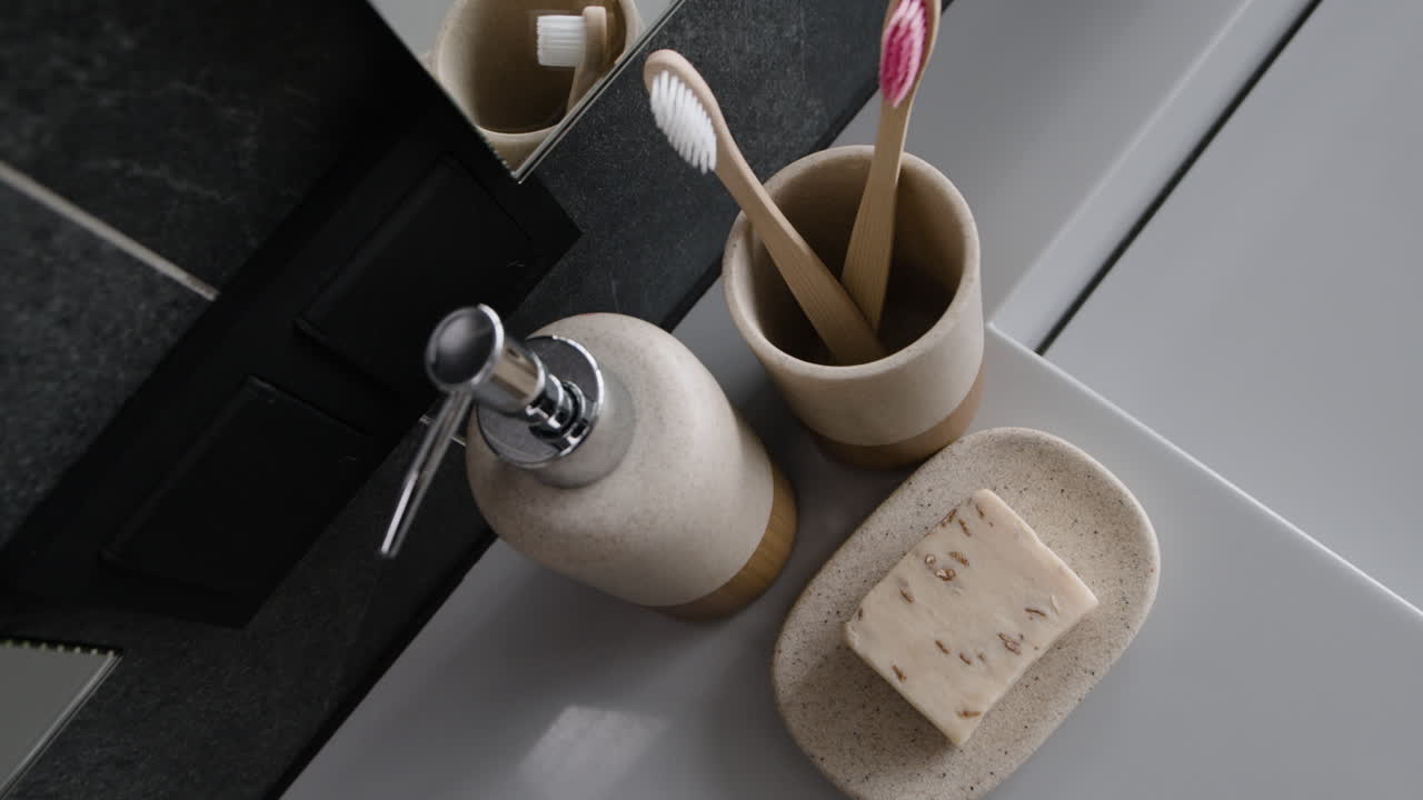 현대적인 욕실 액세서리