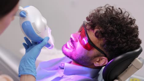 discover and experience advanced teeth whitening techniques that utilize led light therapy at your dentists office.