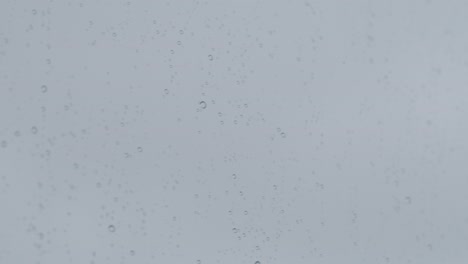 droplets of water on a glass window