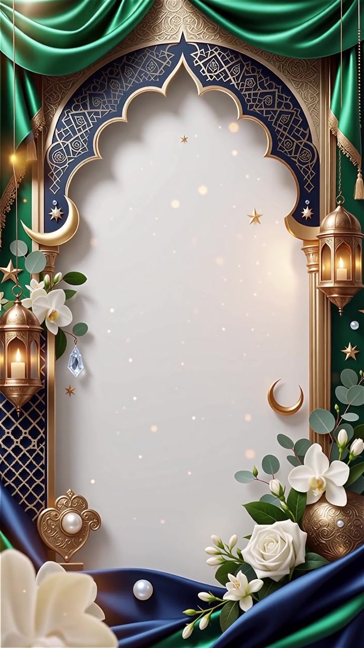 Compleanno del Profeta Maometto Mawlid al-Nabi Sfondo Islamico