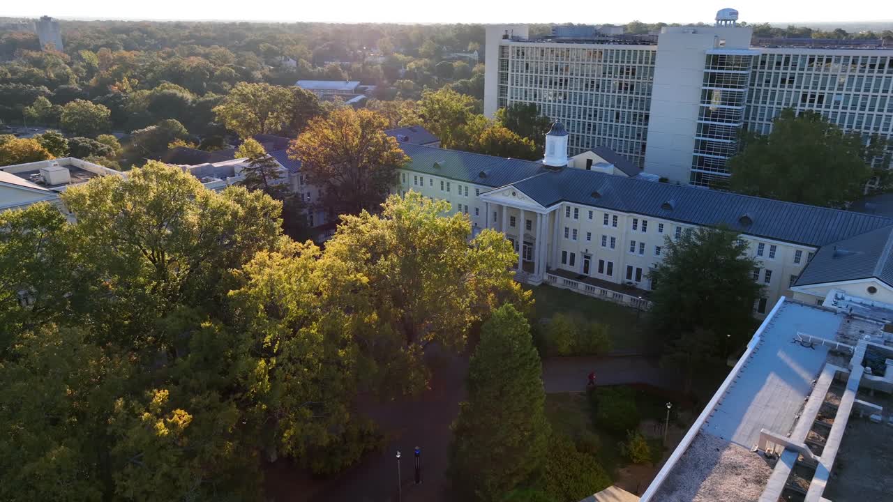 University of South Carolina Sims Hall on Women's Quad