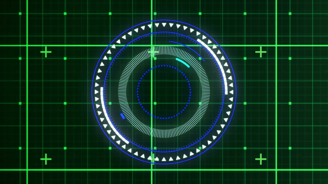그리드 위의 범위 스캐닝의 애니메이션