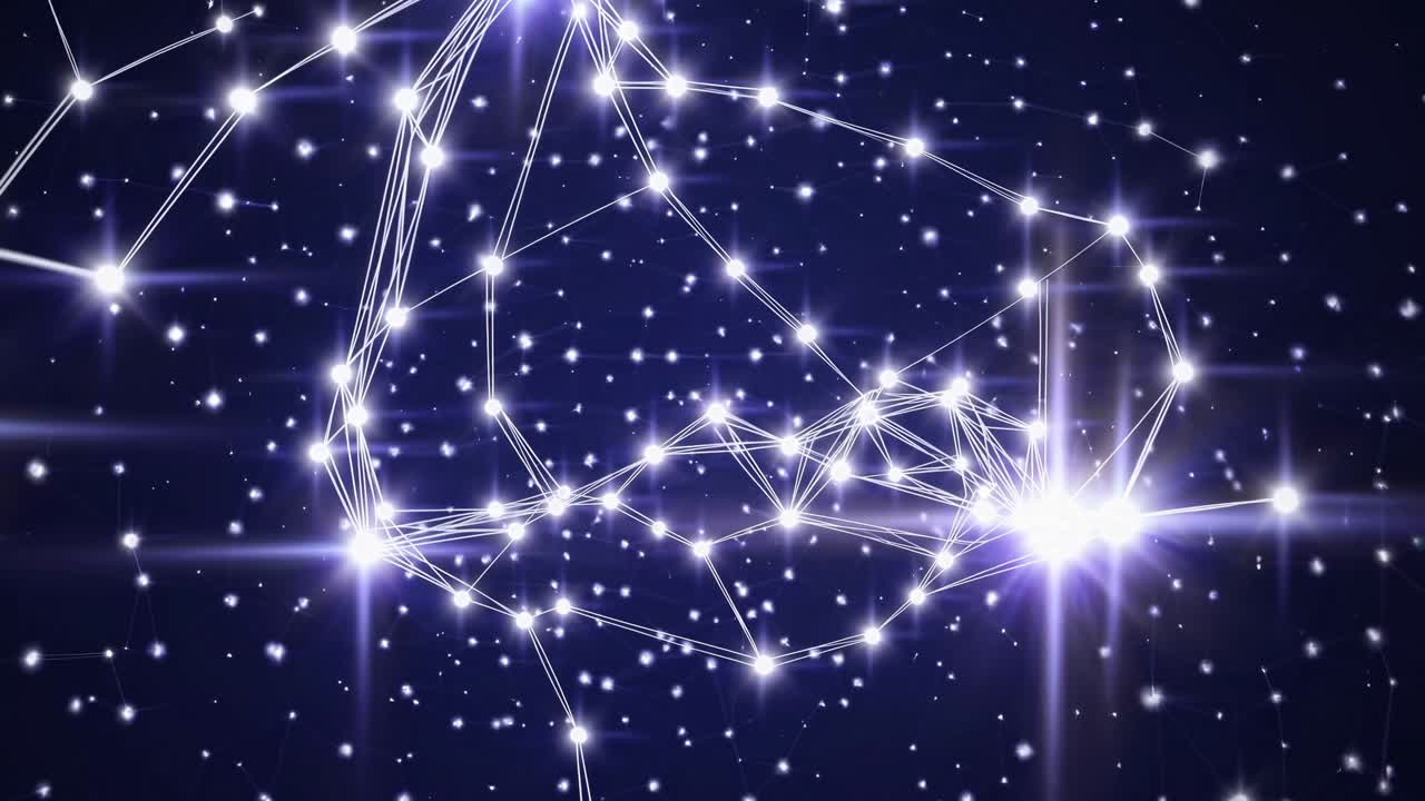 red abstracta de conexiones