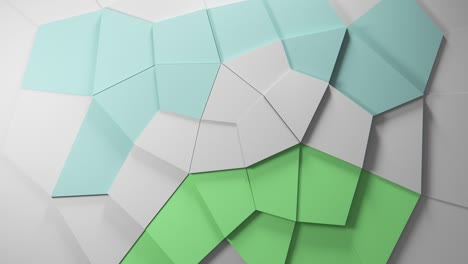 colorized background for business presentation. abstract polygons slow moving 3d rendering animation. 4k 3840x2160.