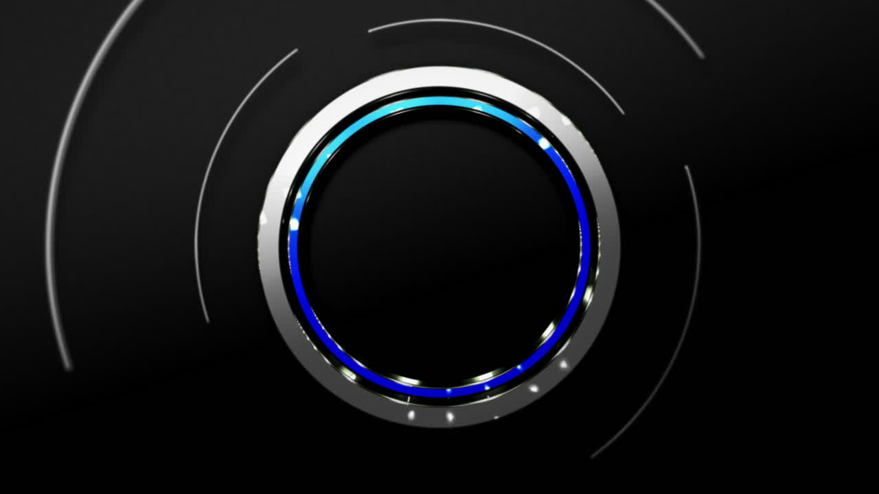 모션 블루 서클 추상적 인 배경