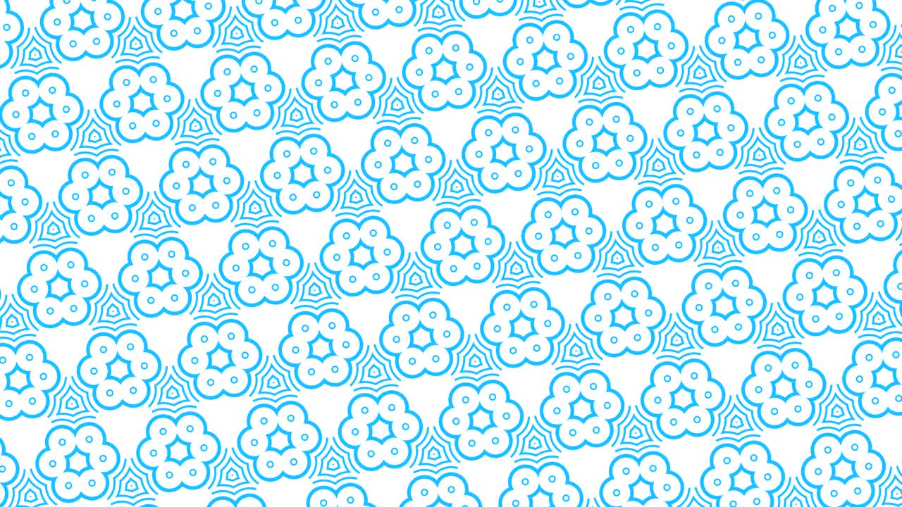 4k 비디오 모델 스트로보스코픽 및 최면 효과, 16:9 비디오 형식