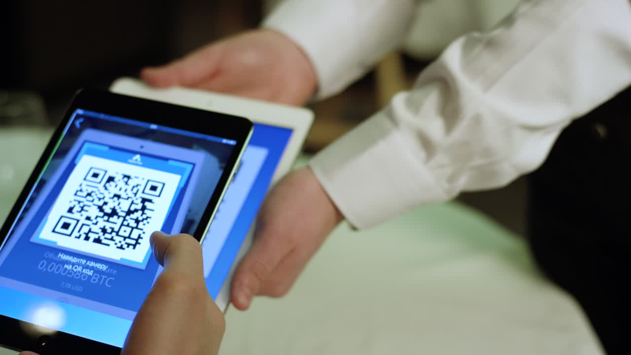Bitcoin Payment Transfer using Tablets