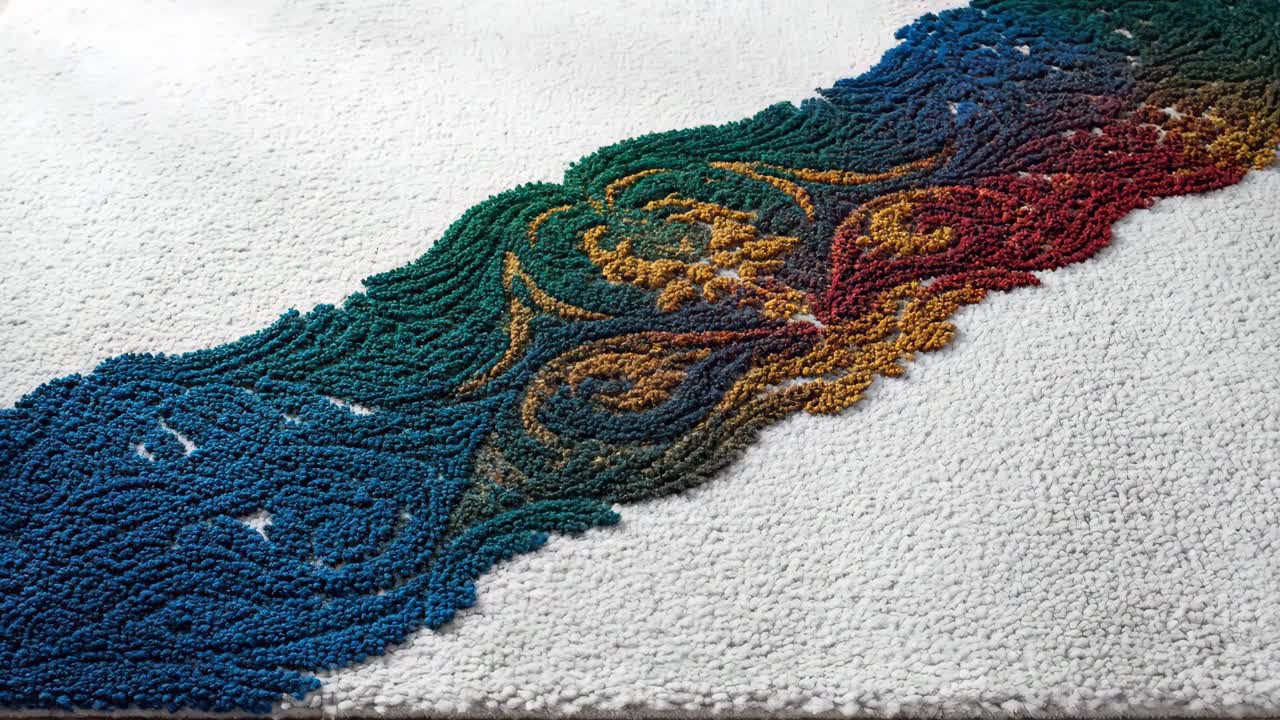Colorful Wave Pattern Rugs